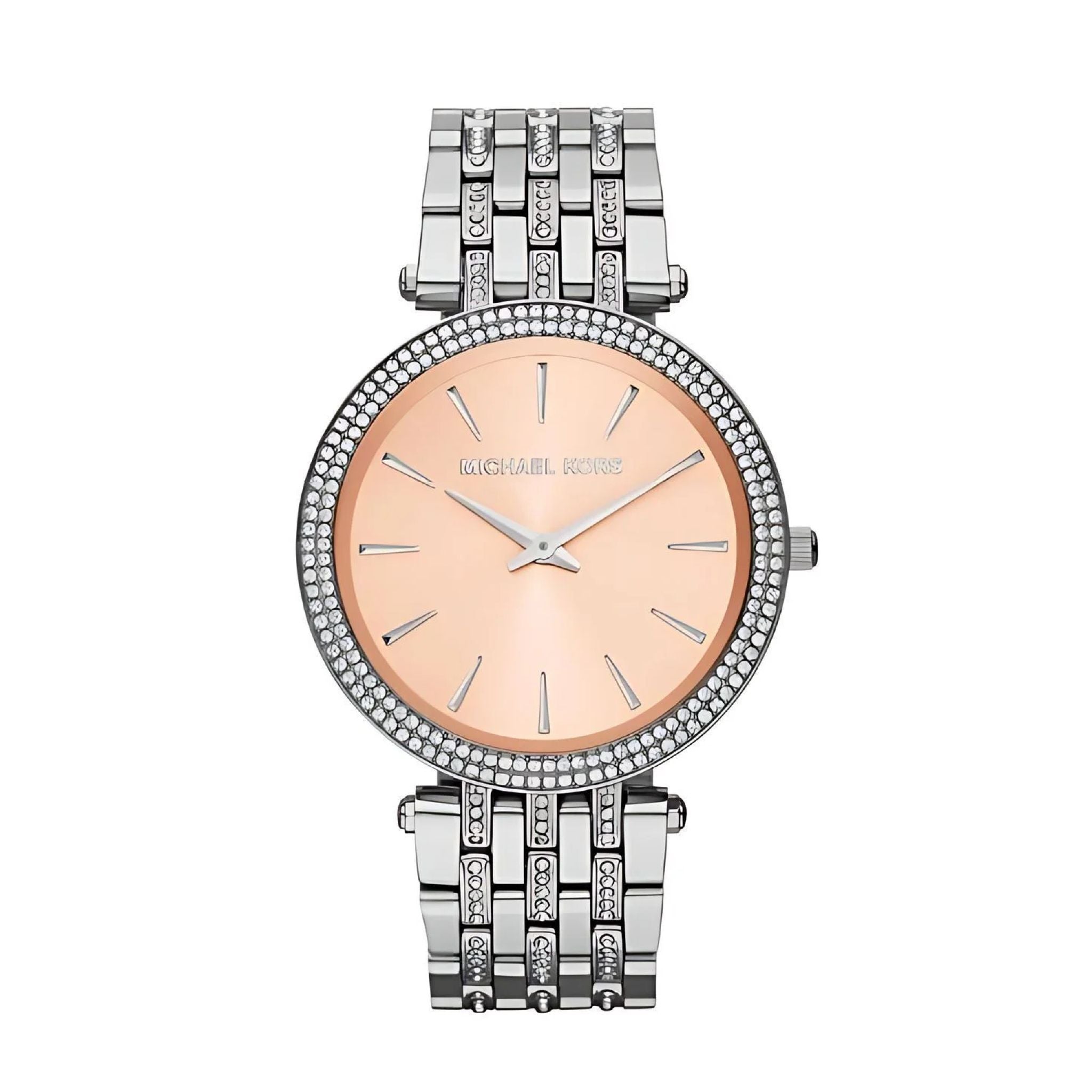 Michael Kors Darci Lady Damenuhr silber rosa Edelstahl