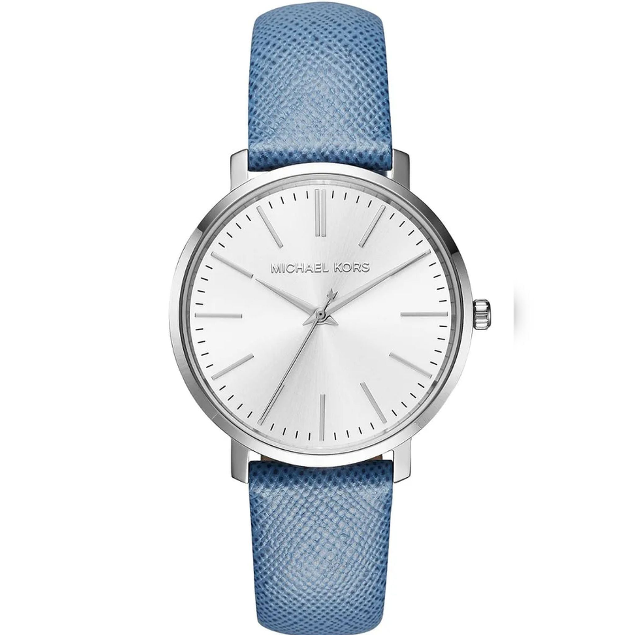 Michael Kors Jaryn Lady Damenuhr silber hellblau