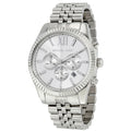 Michael Kors Lexington Herren Chronograph Silber Edelstahl MK8405
