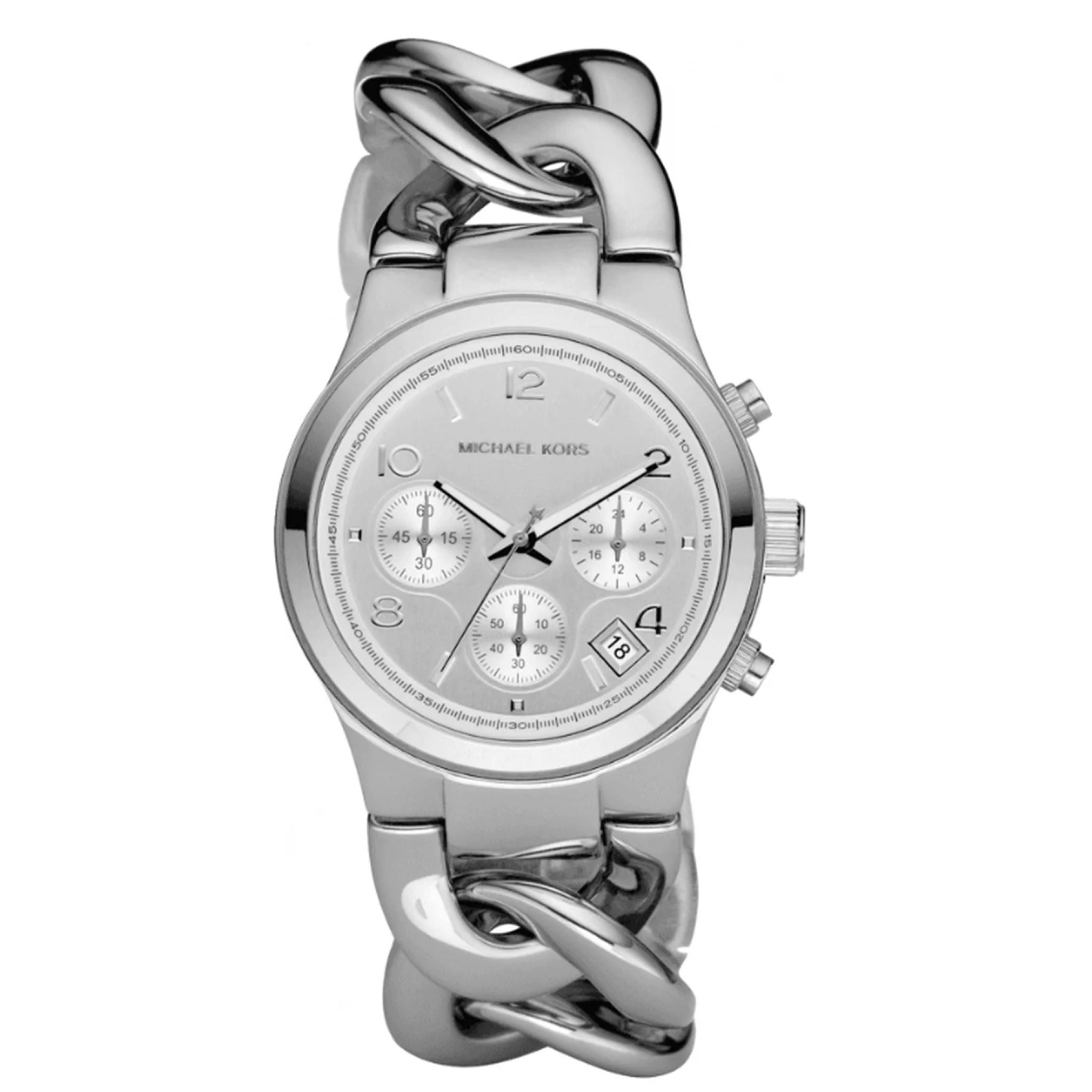 Michael Kors Runway Lady Damenuhr silber Edelstahl