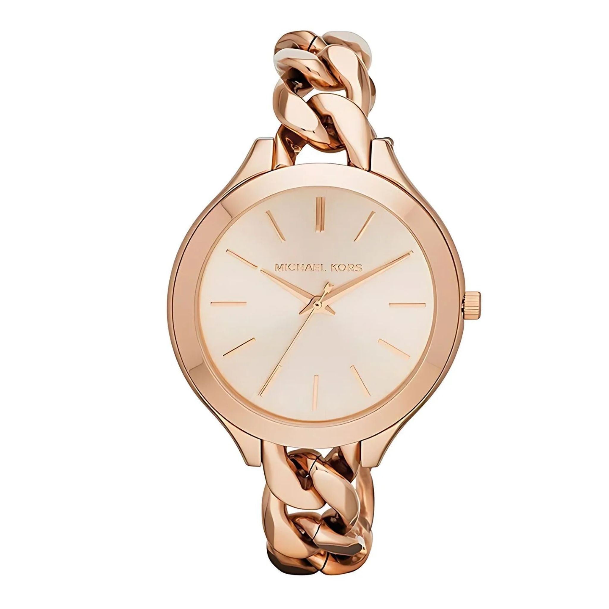 Michael Kors Slim Runway Lady Damenuhr roségold Edelstahl