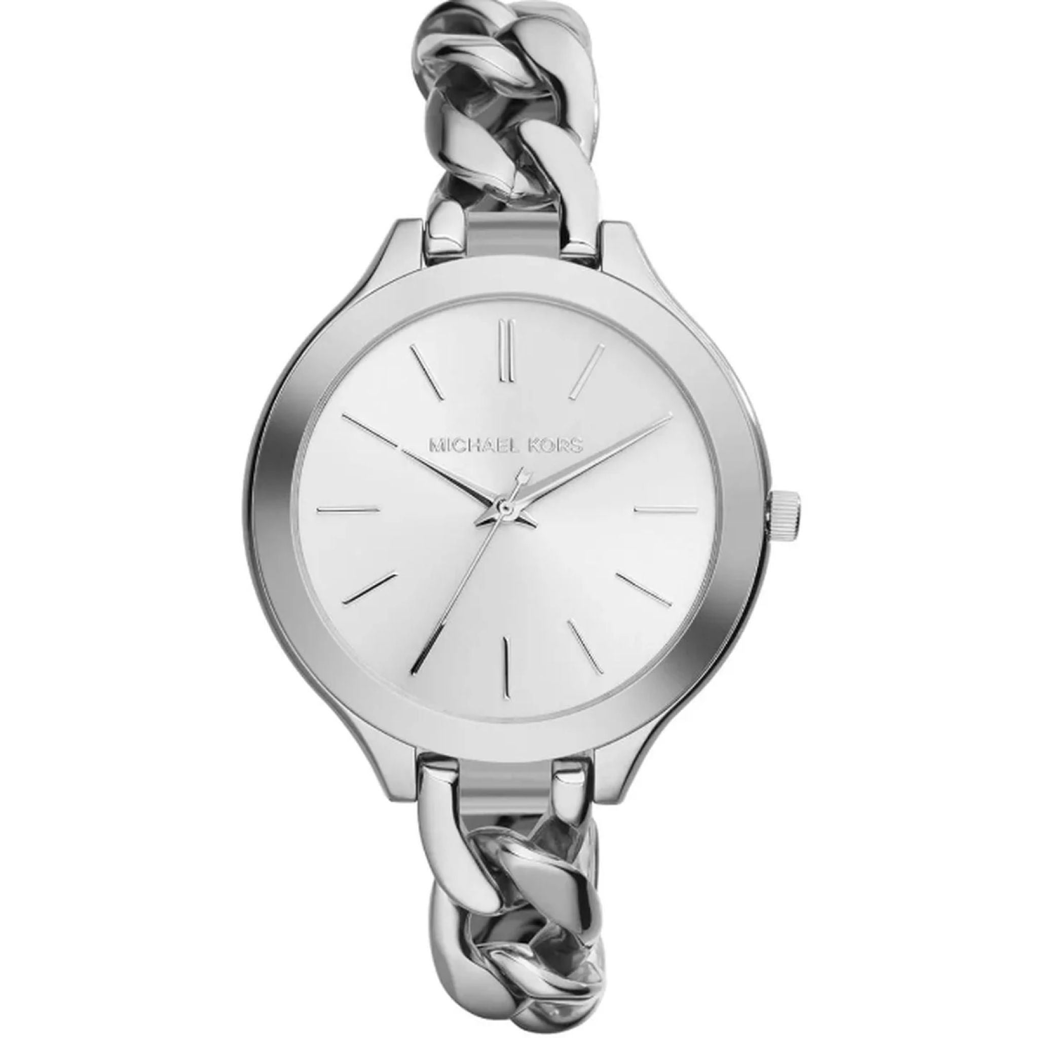Michael Kors Slim Runway Lady Damenuhr silber Edelstahl
