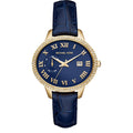 Michael Kors Whitley Lady Damenuhr gold blau Lederarmband