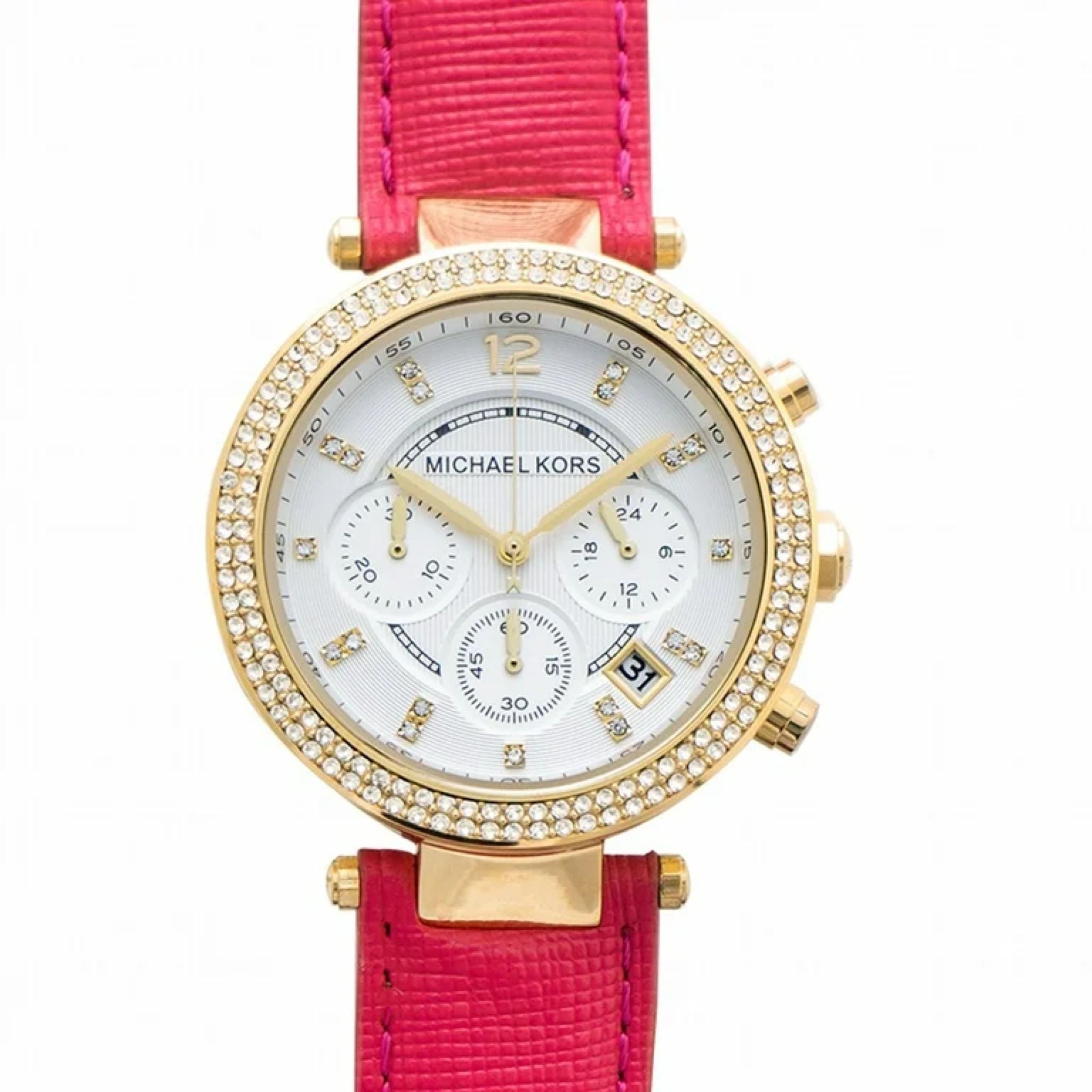 Michael Kors Parker Chronograph Lady Damenuhr gold rosa