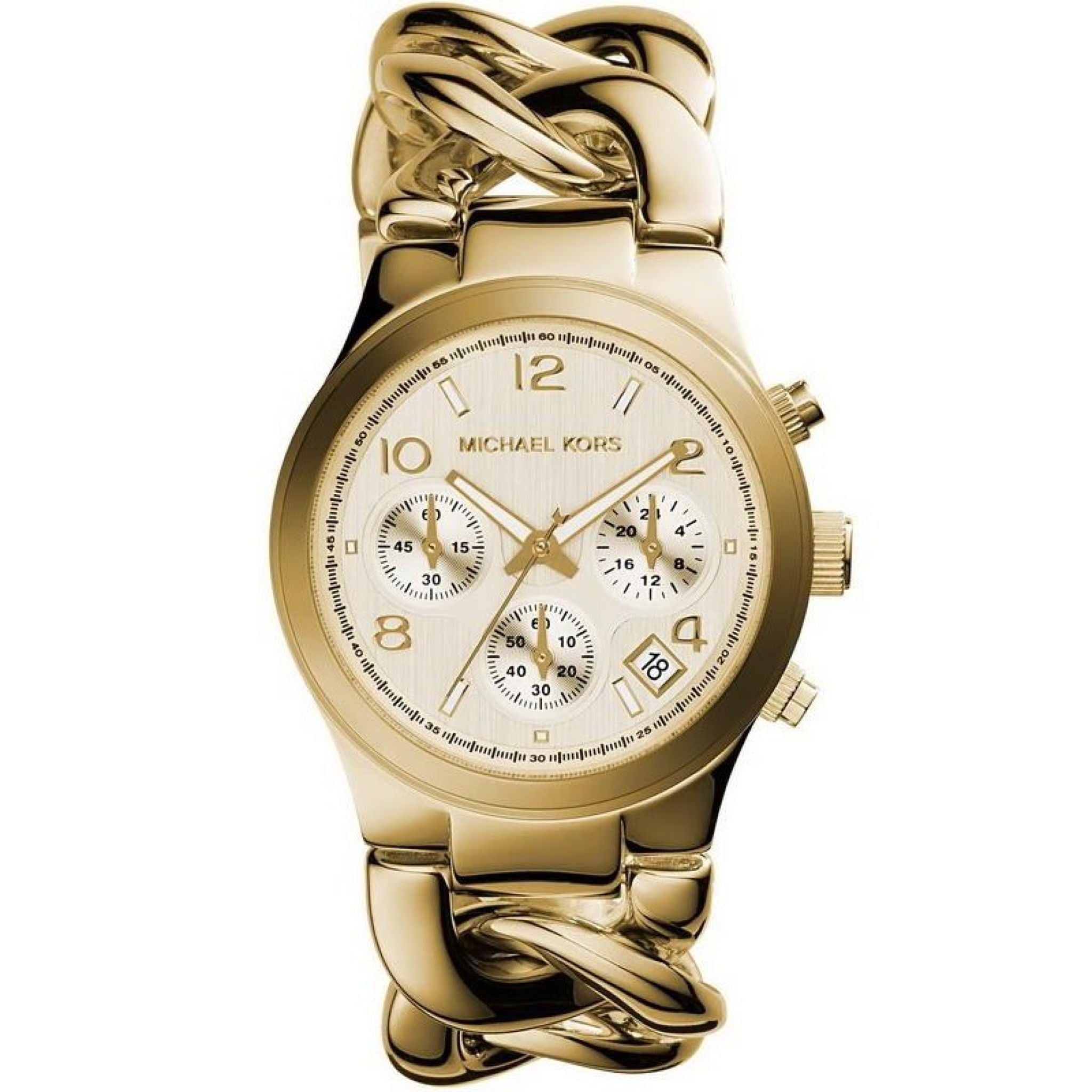 Michael Kors Runway Lady Damenuhr gold Edelstahl