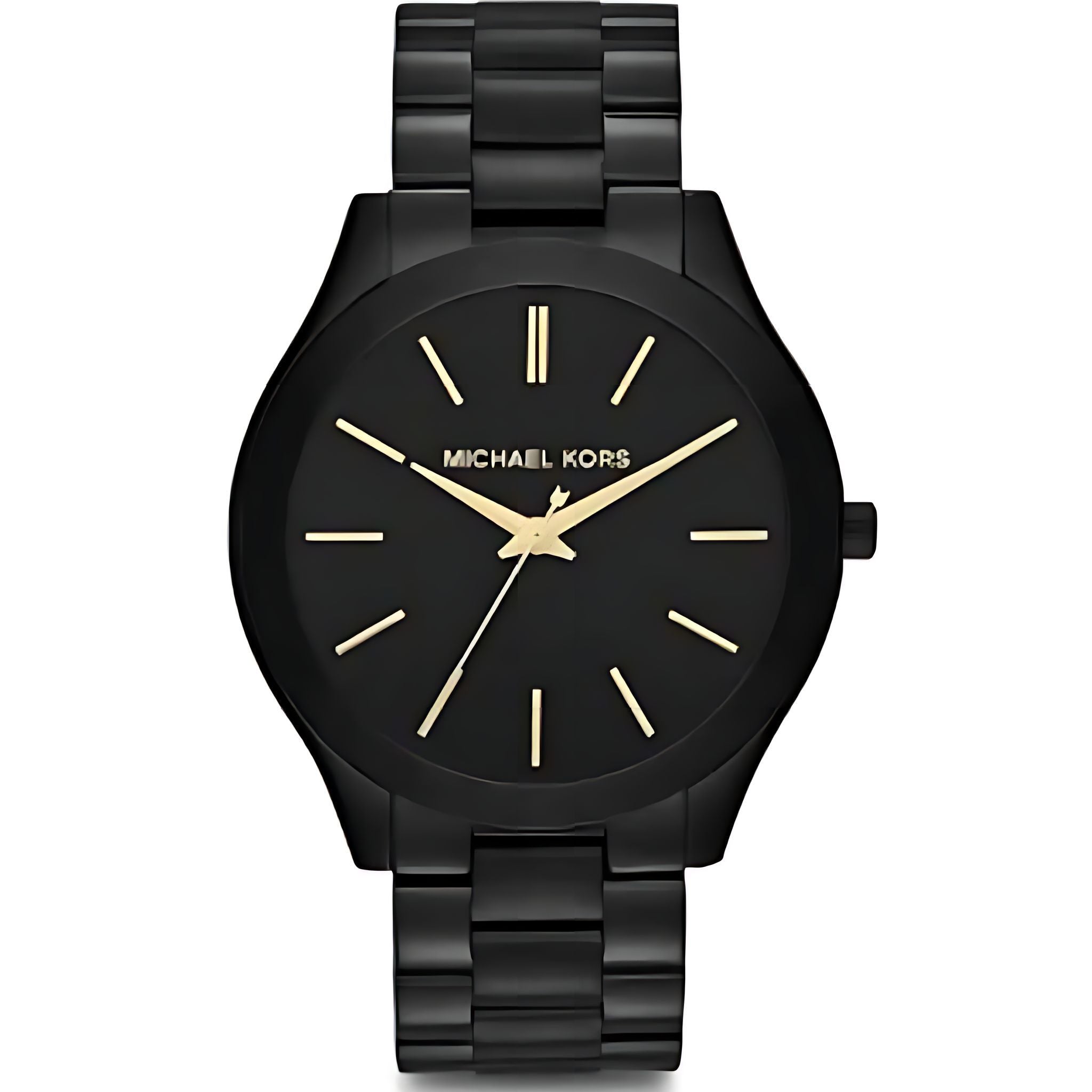 Michael Kors Slim Runway Lady Damenuhr schwarz Edelstahl