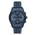 Michael Kors Lexington Herren Chronograph Blau Edelstahl MK8480