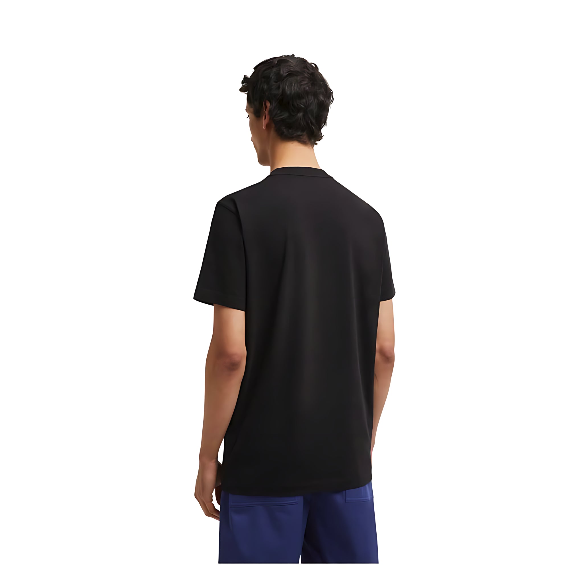 Moncler Batman Logo Cotton T-Shirt Herren schwarz