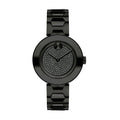 Movado Bold Damenuhr schwarz Edelstahl moderne Designer Uhr