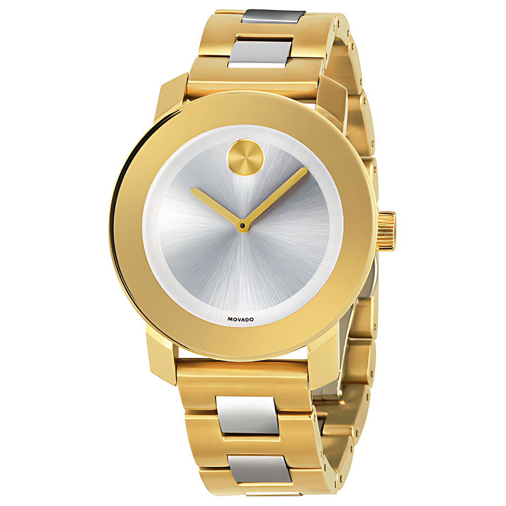 Movado Bold Damenuhr gold Edelstahl elegante Designer Uhr