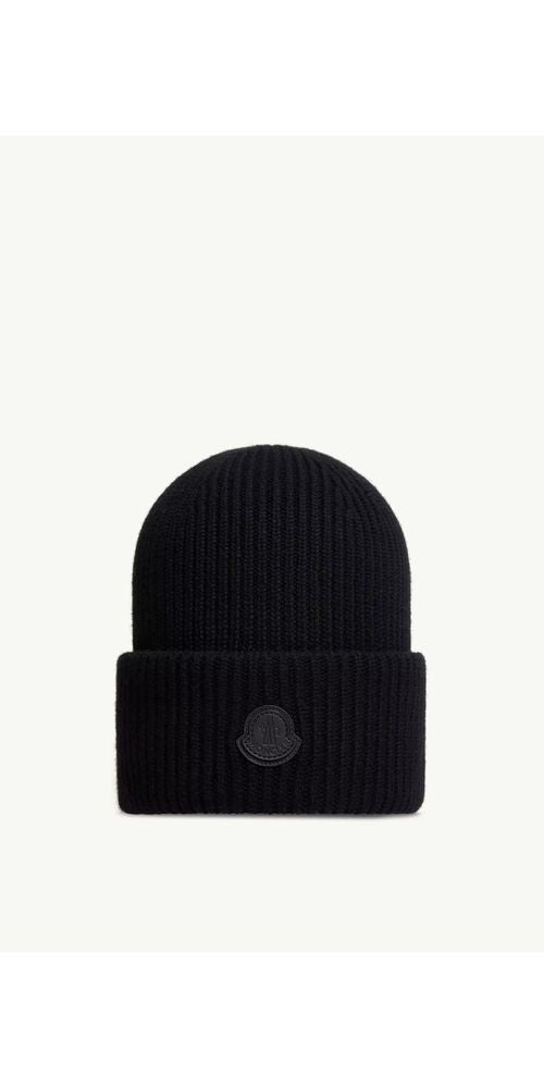 Moncler Wollmütze in Schwarz