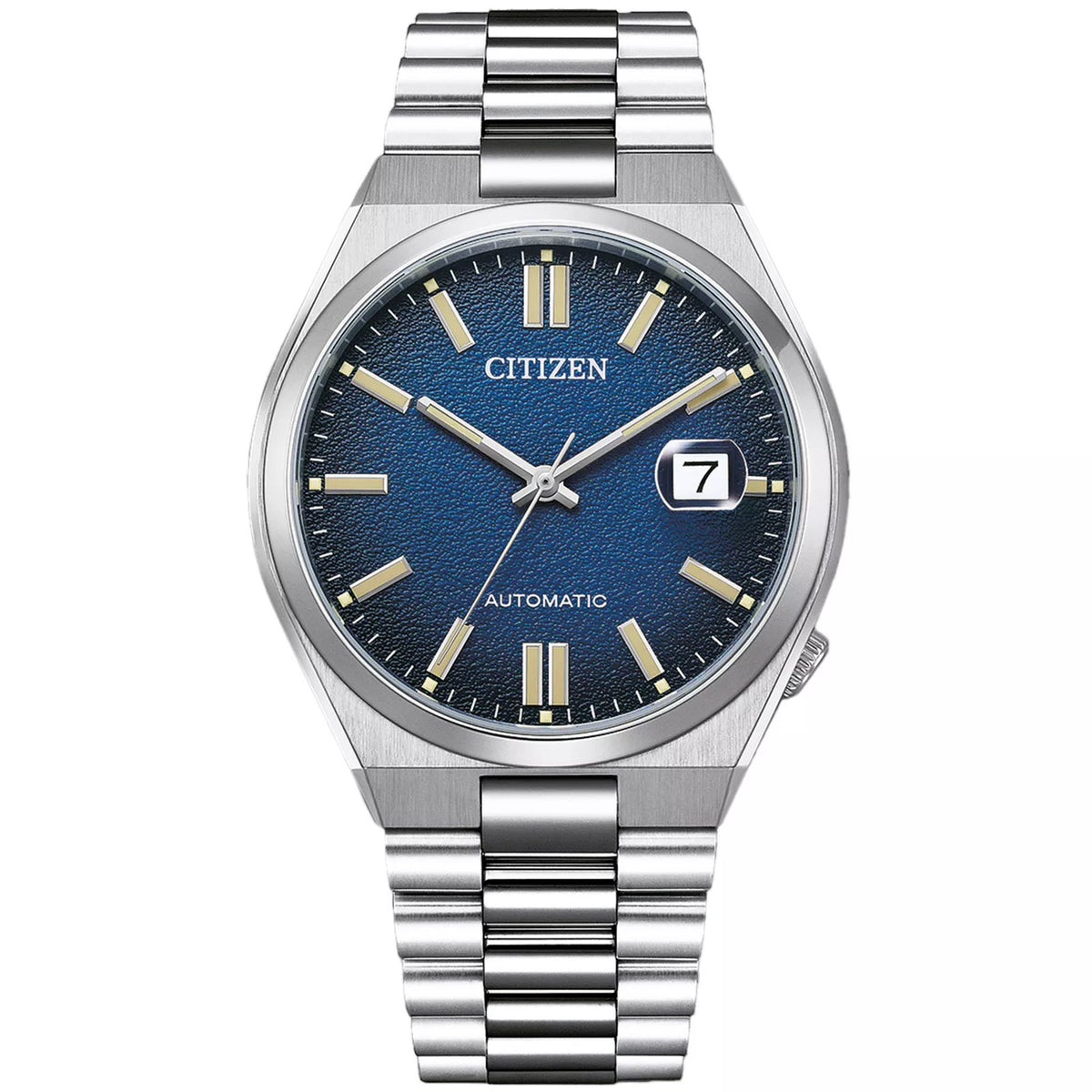 Citizen Automatik Armbanduhr NJ0151-88L Blau Edelstahl