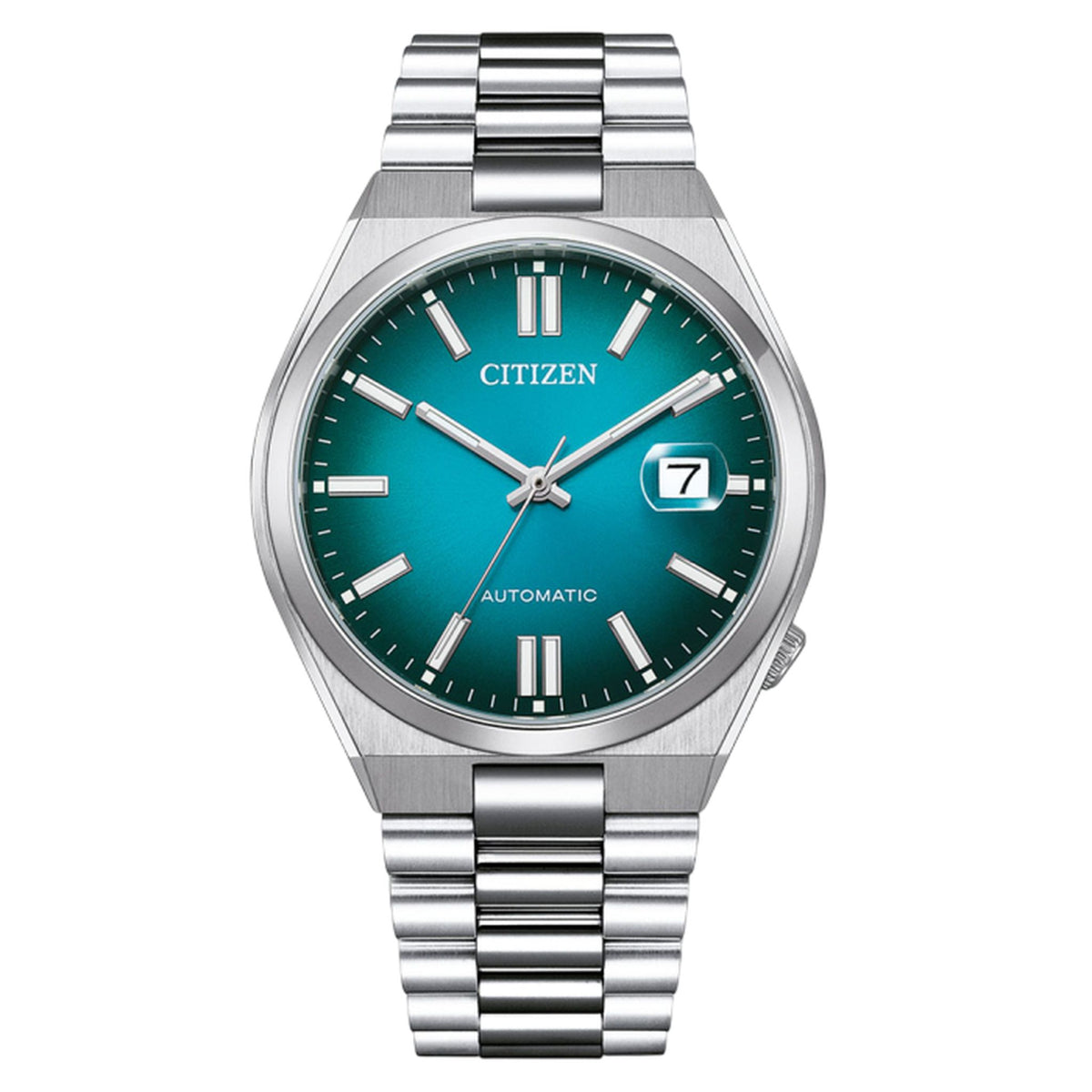 Citizen Automatik Armbanduhr NJ0151-88X Türkis Edelstahl