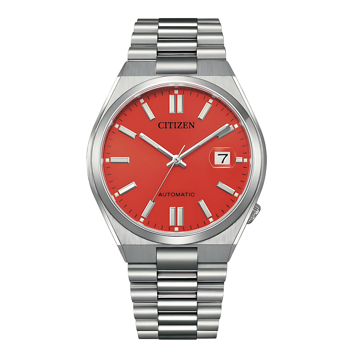 Citizen Tsuyosa NJ0158-89W Automatikuhr Pantone “Blazing Red” Limited Edition Edelstahl