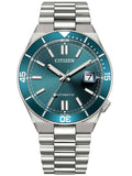 Citizen TSUYOSA Shore NJ0231-56L Automatik-Herrenuhr Edelstahl Blau