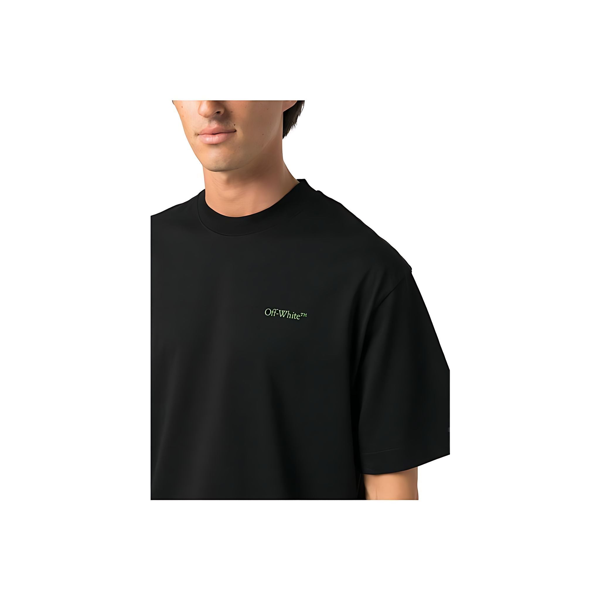 Off-White Logo T-Shirt Schwarz Unisex