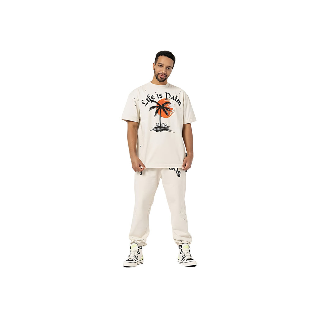 Palm Angels T-Shirt Beige Herren