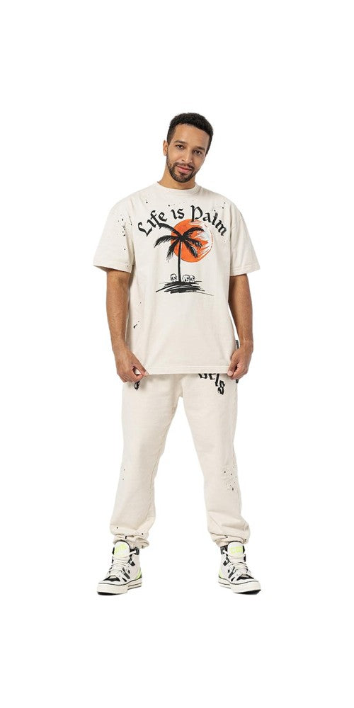 Palm Angels T-Shirt Beige Herren