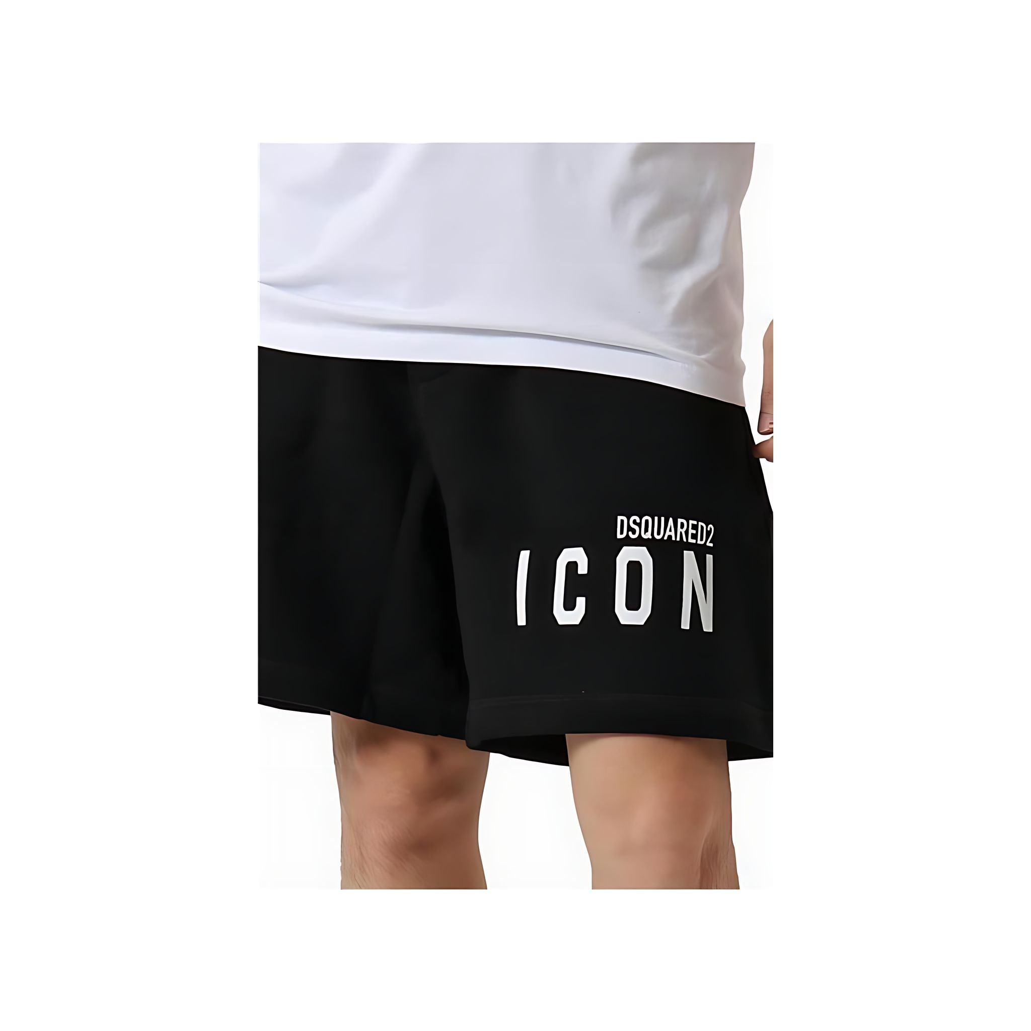 Dsquared2 Shorts Relax Fit Schwarz Herren