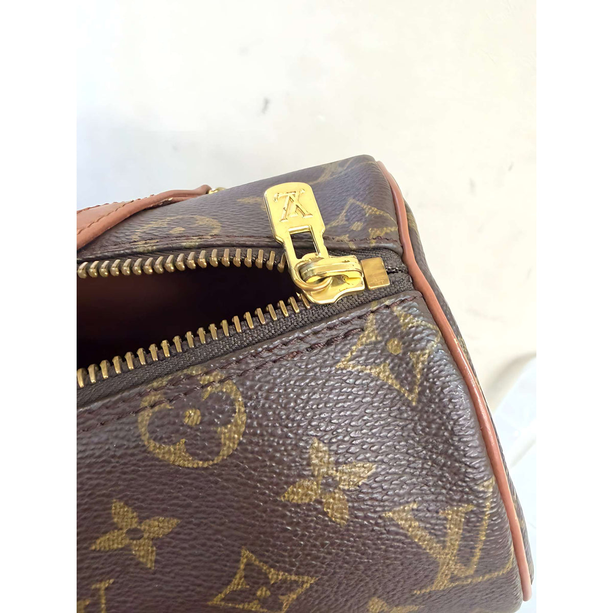 Louis Vuitton Papillon 26 Monogram Canvas Handtasche Braun