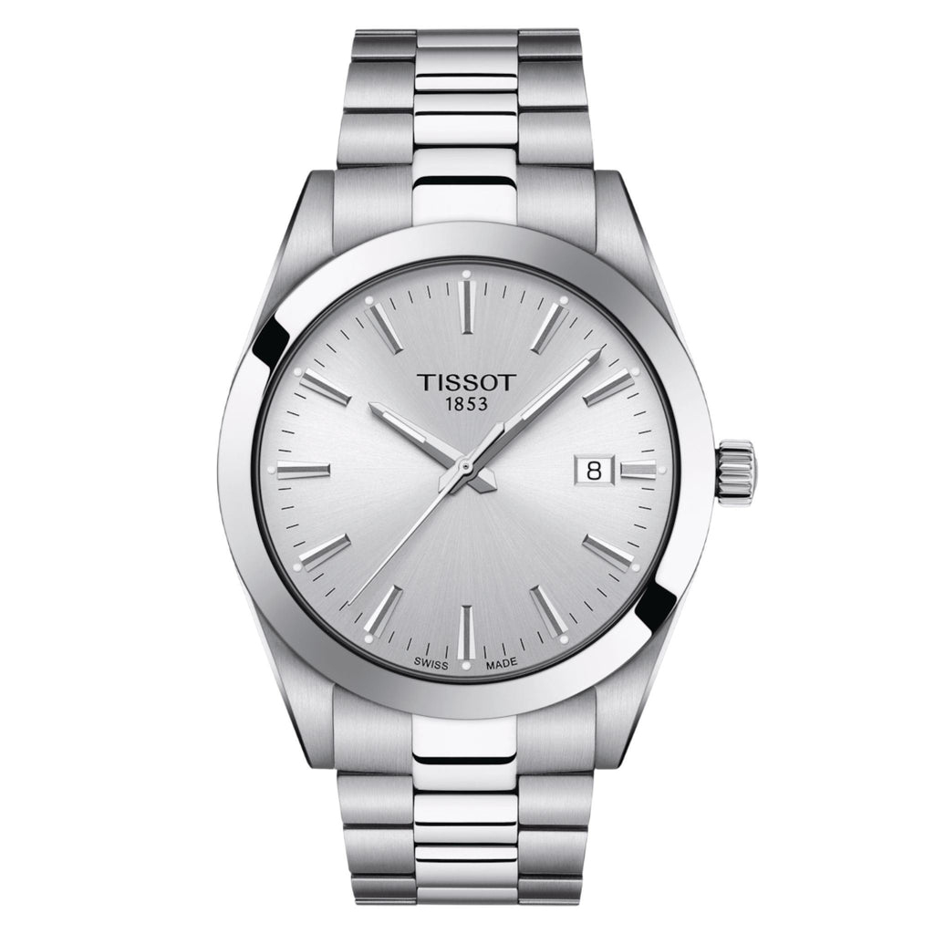 Tissot Gentleman Herrenuhr silber Edelstahl