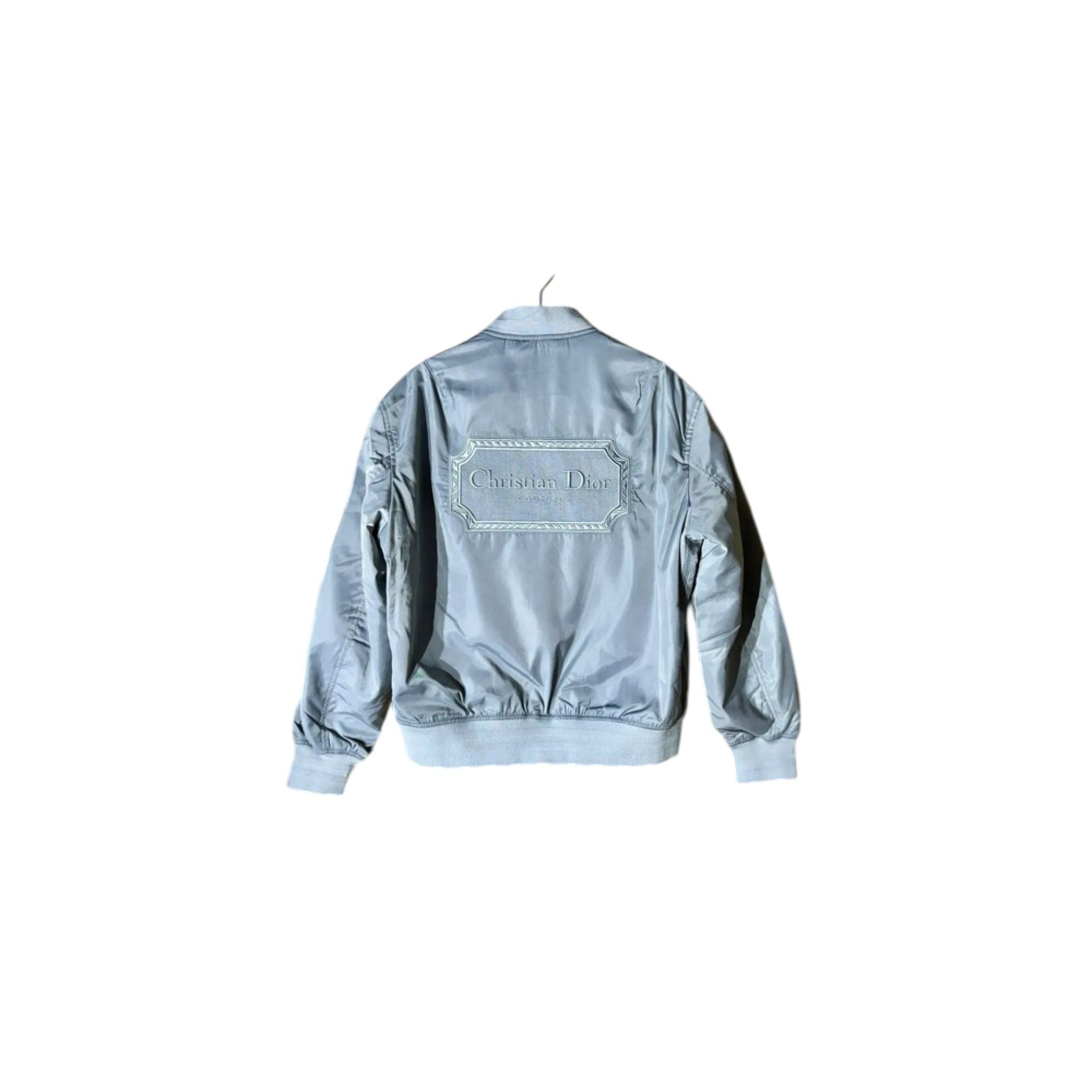 Dior Couture Bomber Jacke Herren hellblau