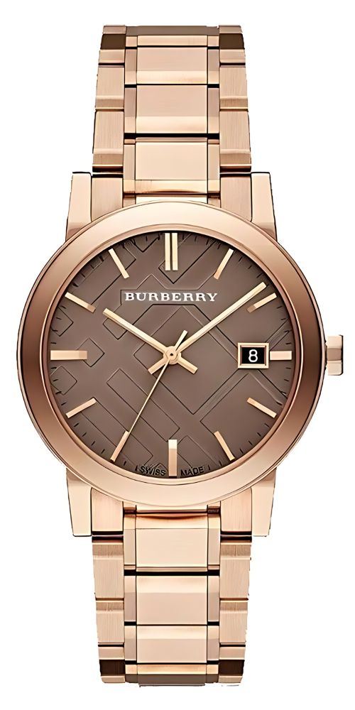 Burberry The City Uhr Unisex roségold