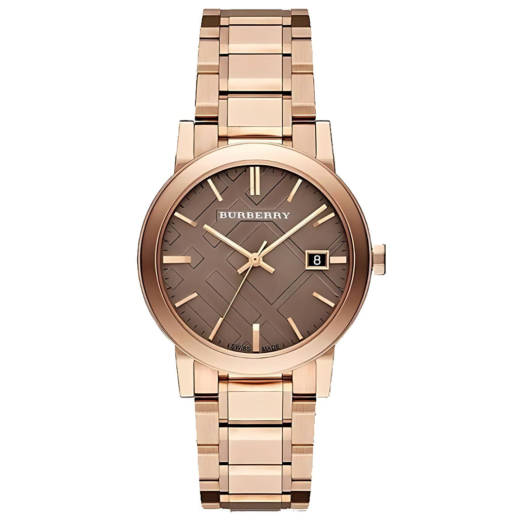 Burberry The City Uhr Unisex roségold