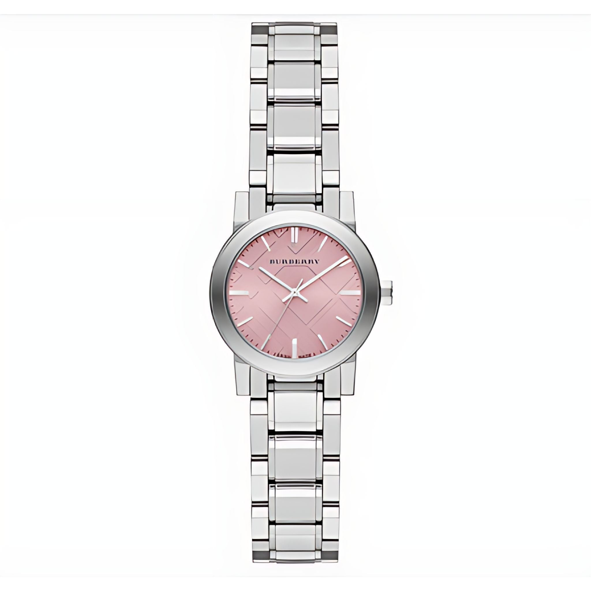 Burberry The City Damenuhr silber rosé