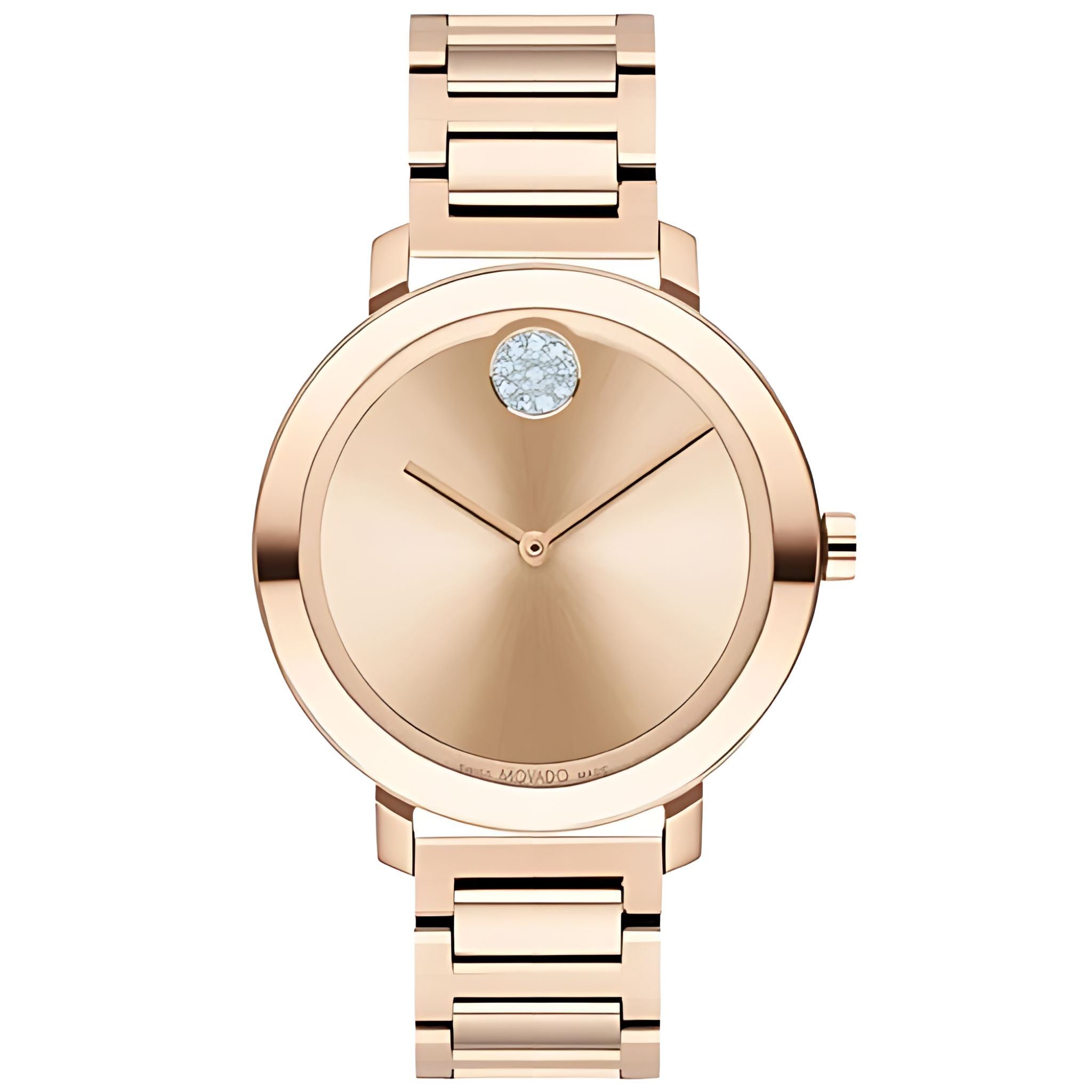 Movado Bold Damenuhr roségold Edelstahl