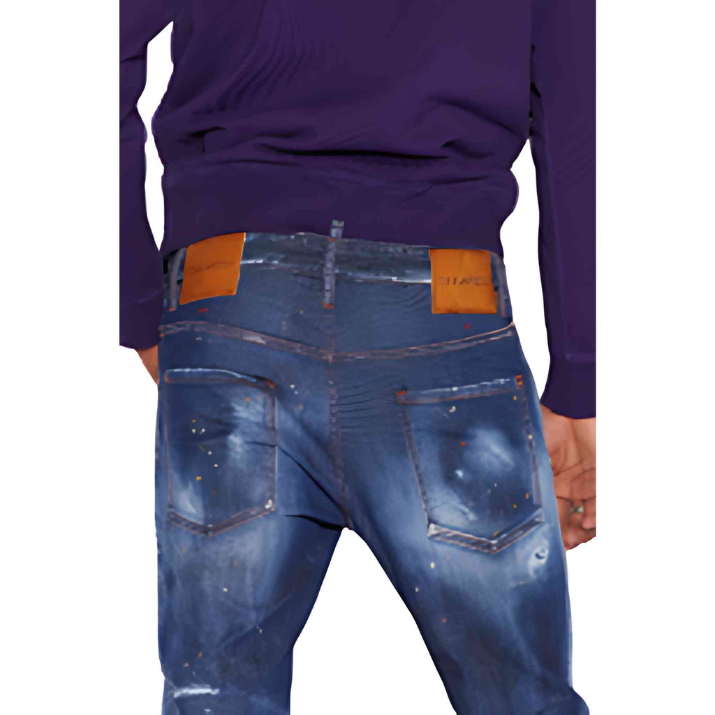 Dsquared2 Super Twinky Jeans Medium Autumn Leaves Wash Herren