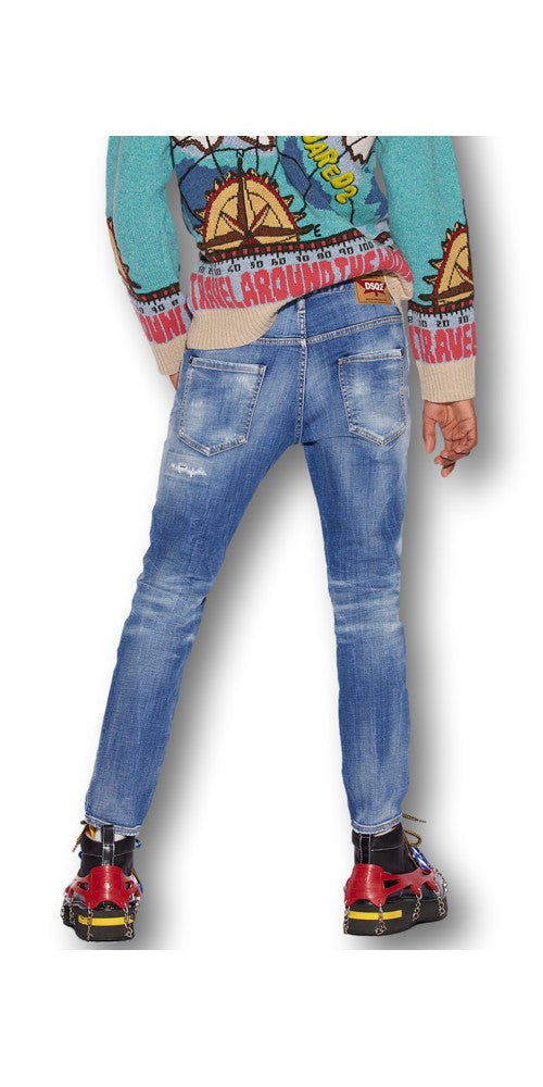 Dsquared2 Light Sandy Jeans Blau Herren