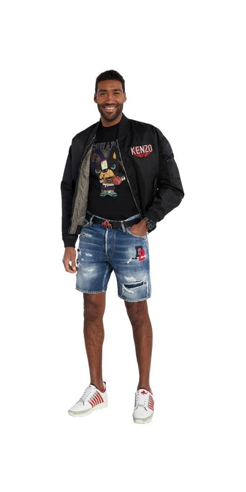 Dsquared2 Ciros Game Time T-Shirt Schwarz Herren