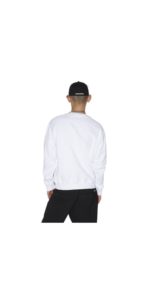 Dsquared2 DSQ2 Brother Sweatshirt Weiß Herren