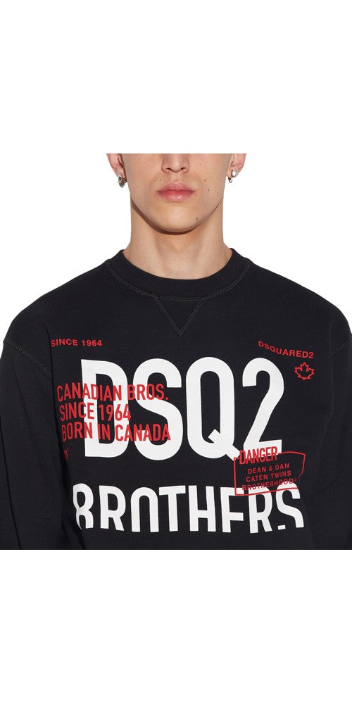 Dsquared2 DSQ2 Sweater Schwarz Herren