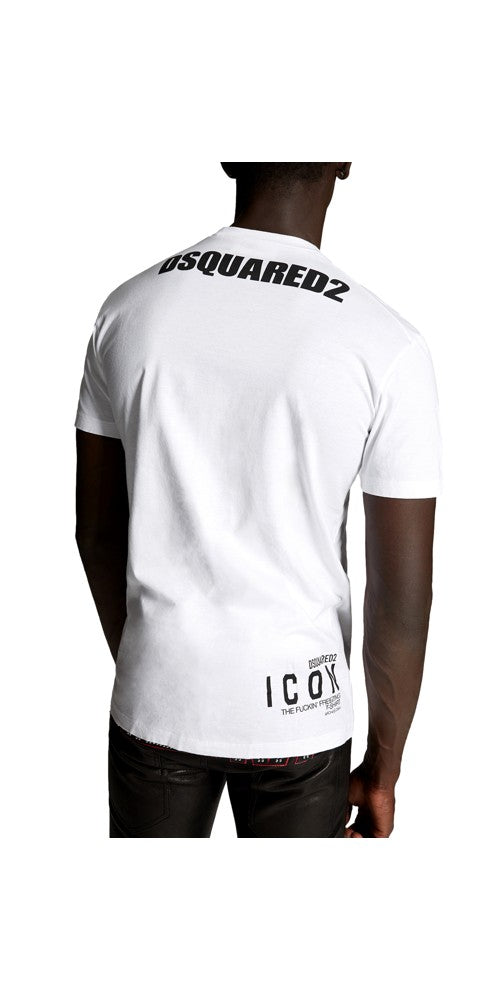 Dsquared2 Icon Fuckin' Freezing T-Shirt Weiß Herren