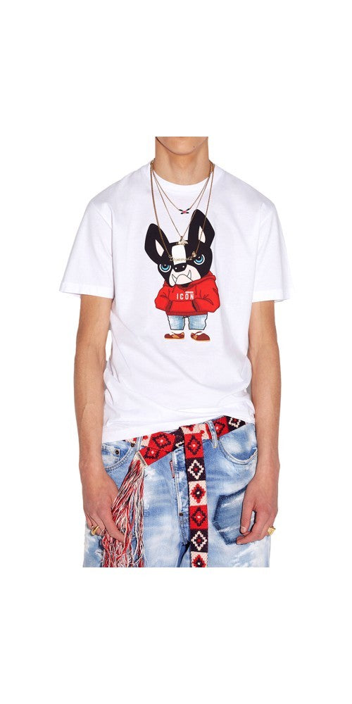 Dsquared2 Red Ciro Cool T-Shirt Weiß Herren