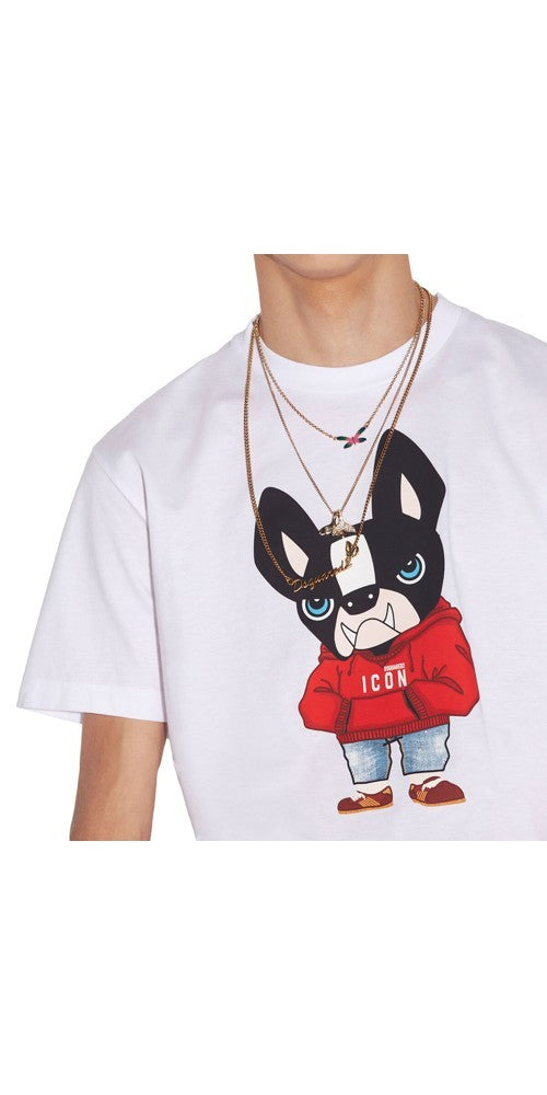 Dsquared2 Red Ciro Cool T-Shirt Weiß Herren