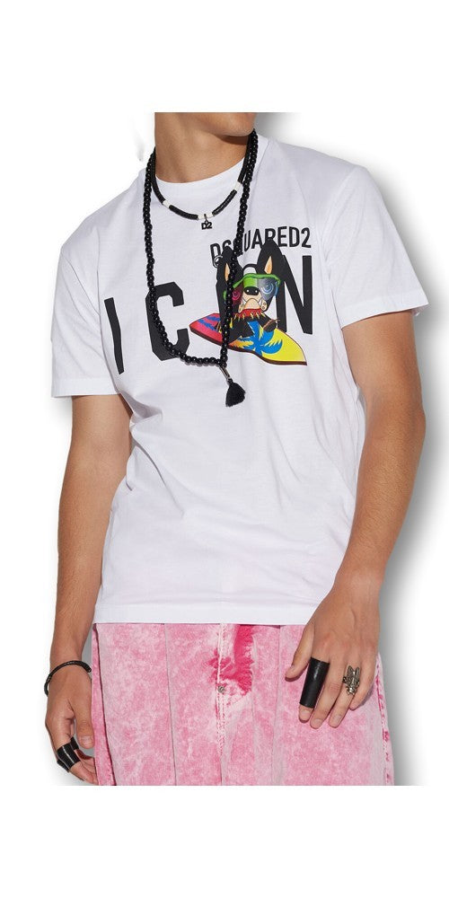 Dsquared2 Icon Ciro Cool T-shirt Weiß Herren