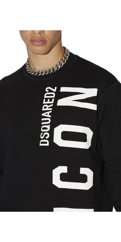 Dsquared2 Be Icon Sweatshirt Schwarz Herren