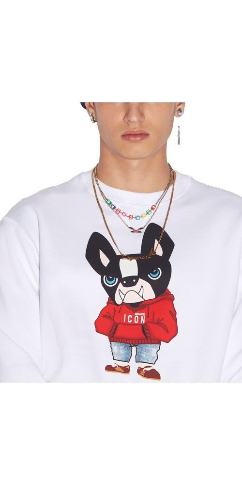 Dsquared2 Red Ciro Sweater Weiß Herren