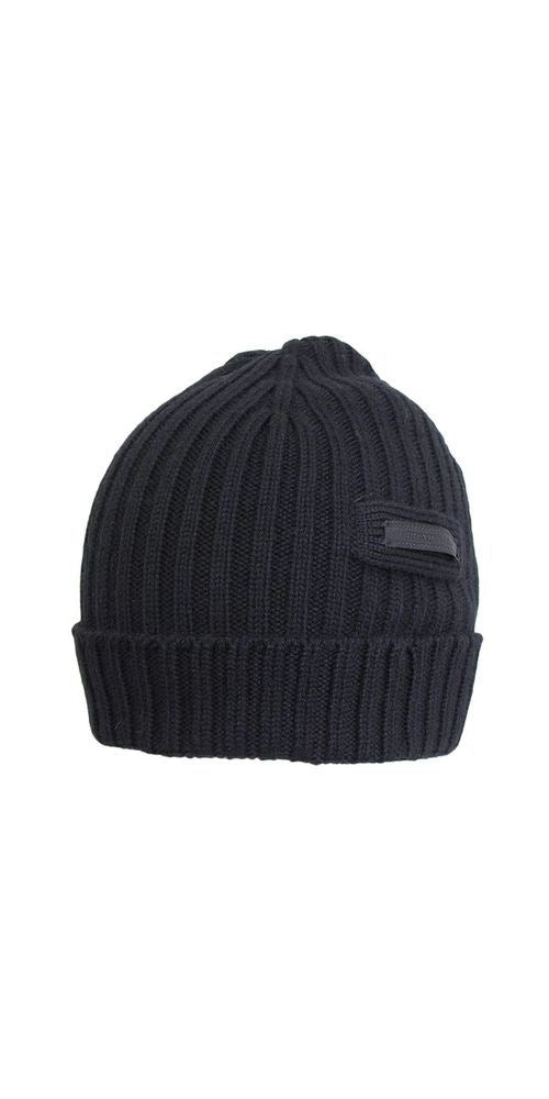 Prada Strickmütze in Schwarz