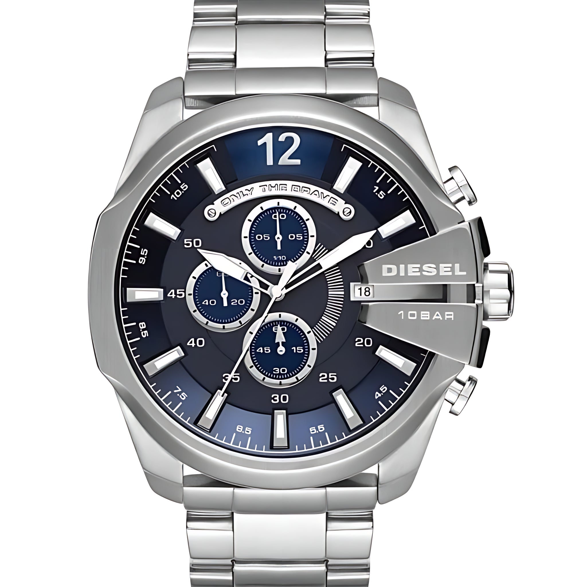 Diesel Mega Chief Silver Blue