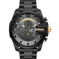 Diesel Mega Chief DZ4323 Chronograph Herrenuhr Schwarz