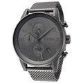 Boss Navigator Herren Chronograph Grau Edelstahl Mesh HB1513674