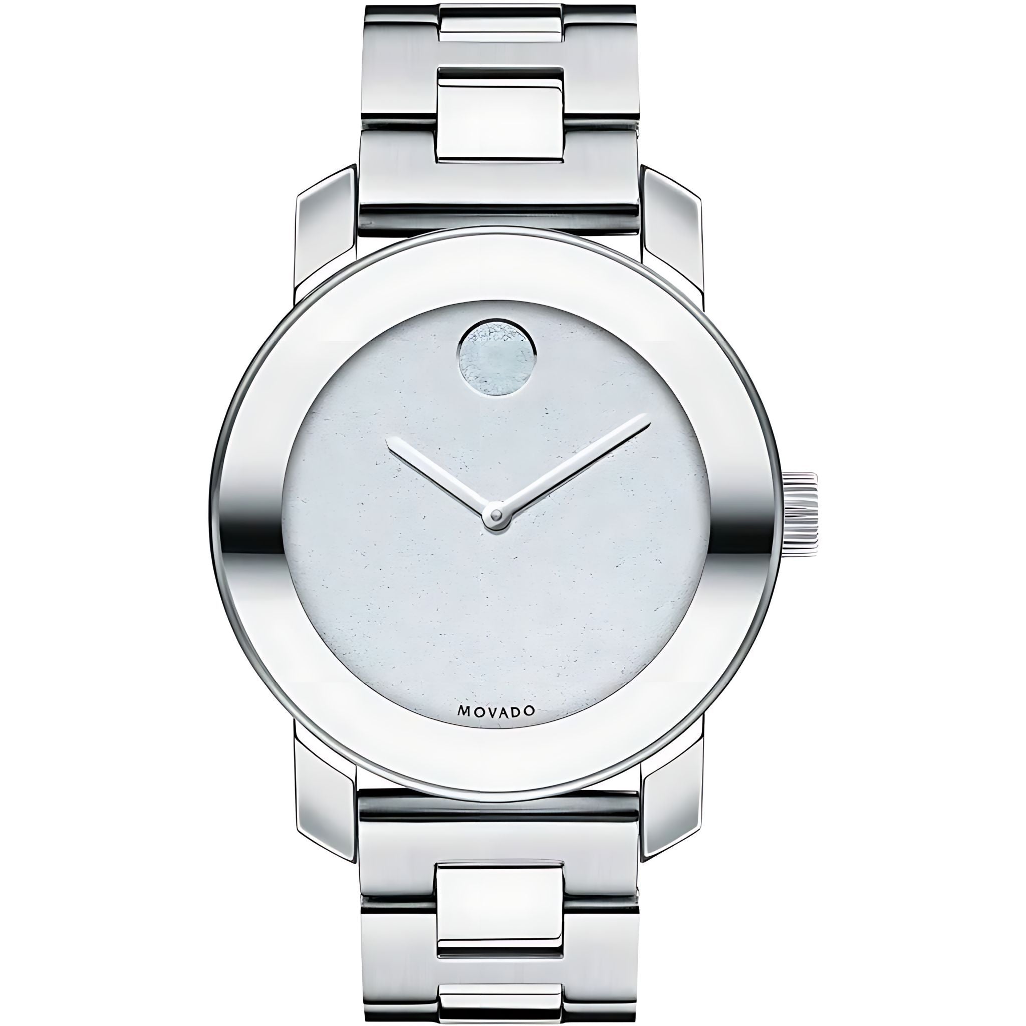 Movado Bold Damenuhr silber Edelstahl elegante Designer Uhr