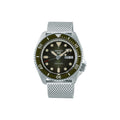 Seiko 5 Sports Armbanduhr Silber Grün SRPD75K1