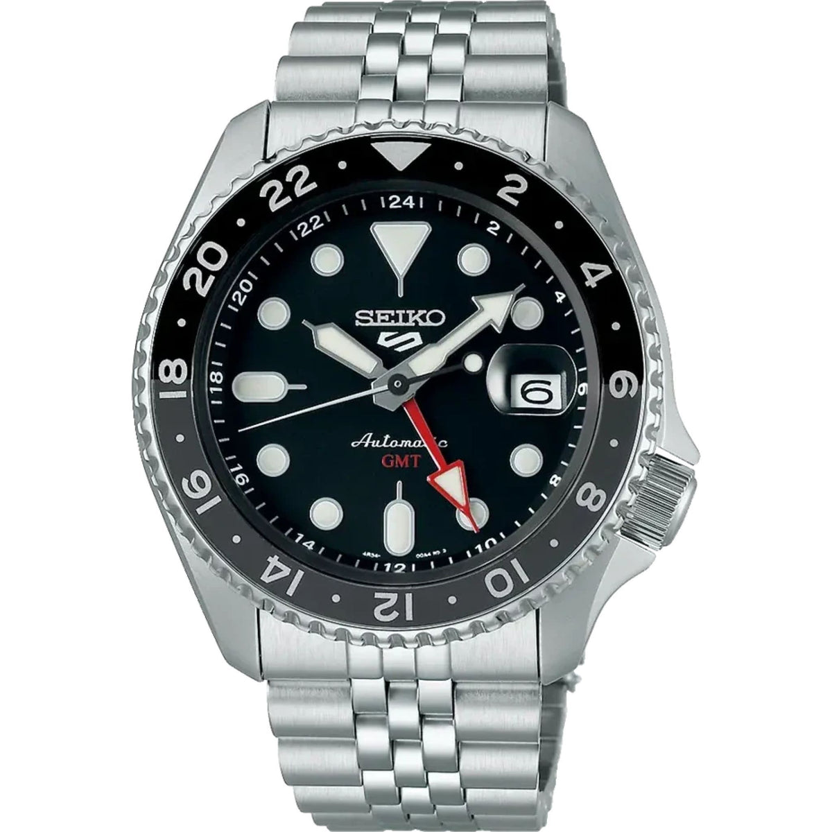 Seiko 5 Sports Herrenuhr silber schwarz SSK001K1