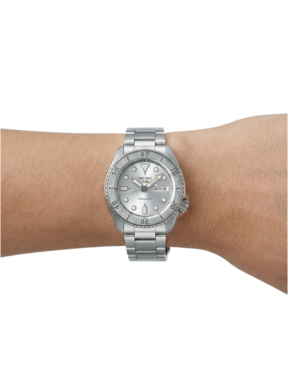 Seiko 5 Sports SRPE71K1 Herrenuhr Automatik Silber
