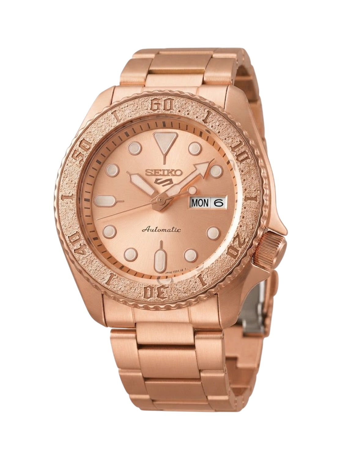 Seiko 5 Sports Herrenuhr Automatik Roségold SRPE72K1